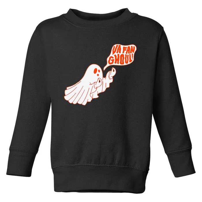 Va Fan Ghoul Gift Toddler Sweatshirt