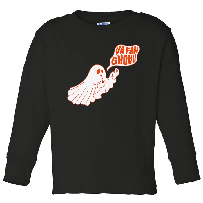 Va Fan Ghoul Gift Toddler Long Sleeve Shirt