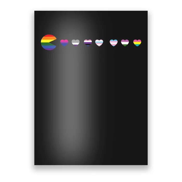 VideoGame Funny Gaming LGBTQ Ally Pride Flag Gamer Poster