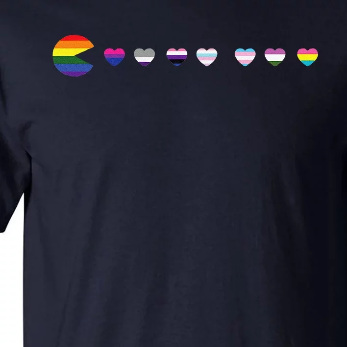 Videogame Funny Gaming Lgbtq Ally Pride Flag Gamer Tall T-Shirt