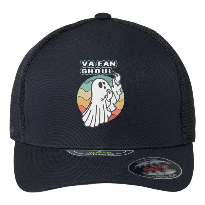 Va Fan Ghoul Funny Ghost Italian Halloween Flexfit Unipanel Trucker Cap