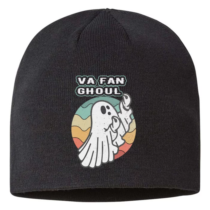 Va Fan Ghoul Funny Ghost Italian Halloween 8 1/2in Sustainable Knit Beanie