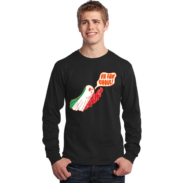 Va Fan Ghoul For Italian Funny Halloween Ghost Tall Long Sleeve T-Shirt