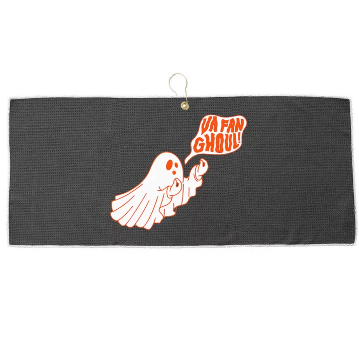 Va Fan Ghoul For Italian Funny Halloween Ghost Large Microfiber Waffle Golf Towel