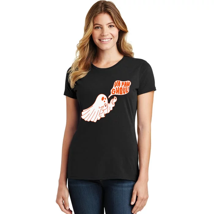 Va Fan Ghoul For Italian Funny Halloween Ghost Women's T-Shirt