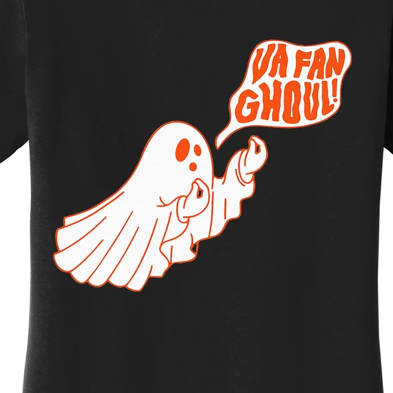 Va Fan Ghoul For Italian Funny Halloween Ghost Women's T-Shirt