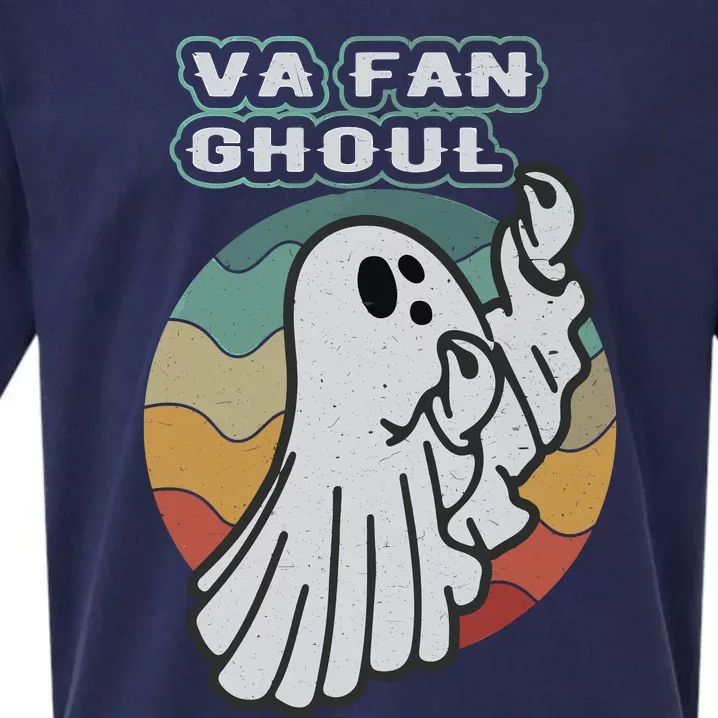 Va Fan Ghoul Funny Ghot Italian Halloween Sueded Cloud Jersey T-Shirt