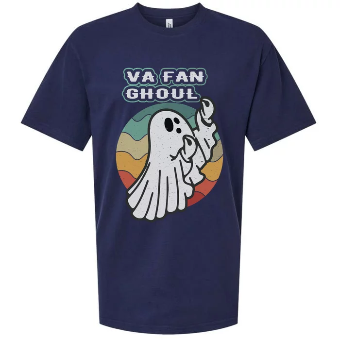 Va Fan Ghoul Funny Ghot Italian Halloween Sueded Cloud Jersey T-Shirt