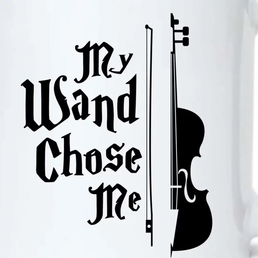 Violin Funny Giftmeaningful Gift My Wand Chose Me Magic Wizard Gift Black Color Changing Mug