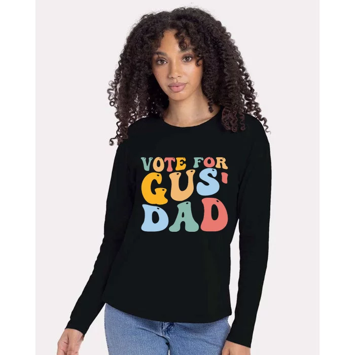 Vote For Gus Dad Team Gus Tim Walz Gus Walz Vp Womens Cotton Relaxed Long Sleeve T-Shirt