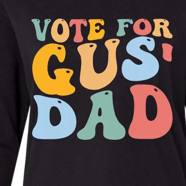 Vote For Gus Dad Team Gus Tim Walz Gus Walz Vp Womens Cotton Relaxed Long Sleeve T-Shirt