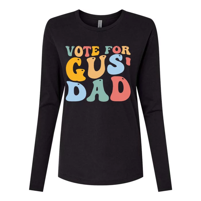 Vote For Gus Dad Team Gus Tim Walz Gus Walz Vp Womens Cotton Relaxed Long Sleeve T-Shirt