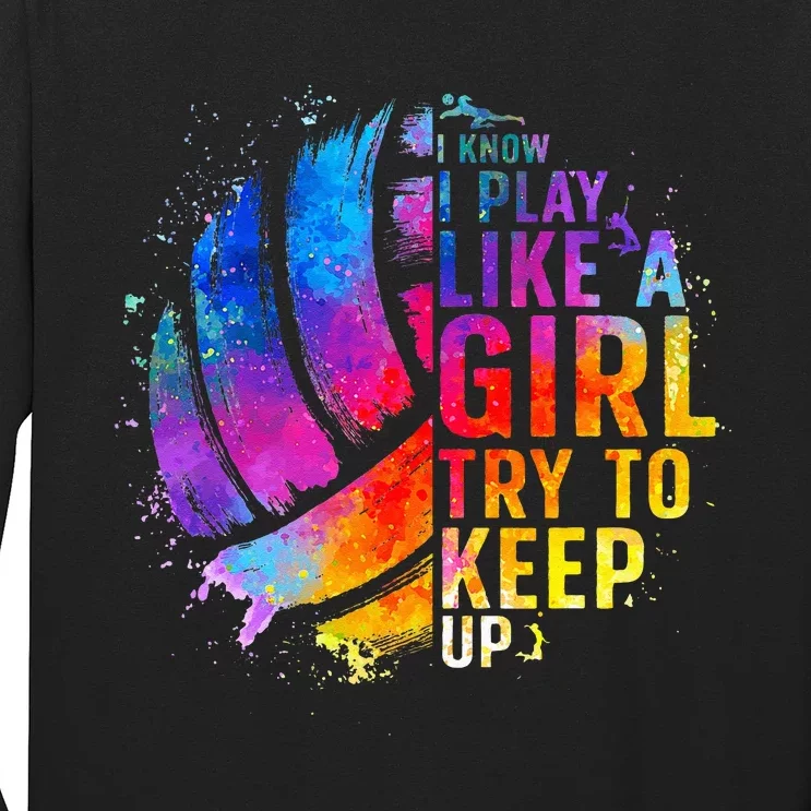 Volleyball For Girls College Volleyball Lovers Long Sleeve Shirt