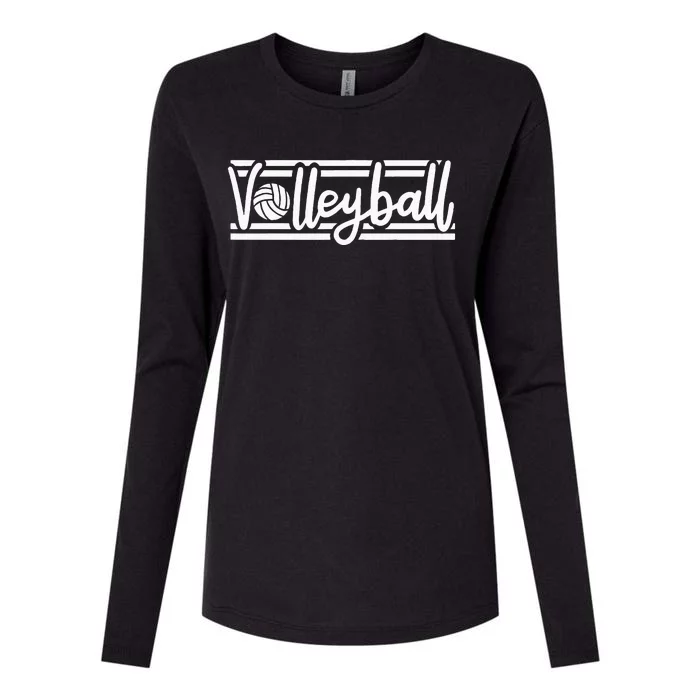 Volleyball For Girls Women Womens Cotton Relaxed Long Sleeve T-Shirt