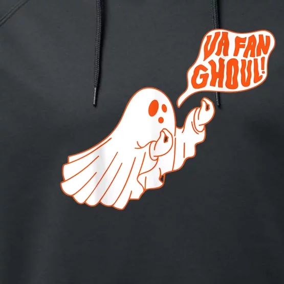 Va Fan Ghoul For Italian Funny Halloween Ghost Performance Fleece Hoodie