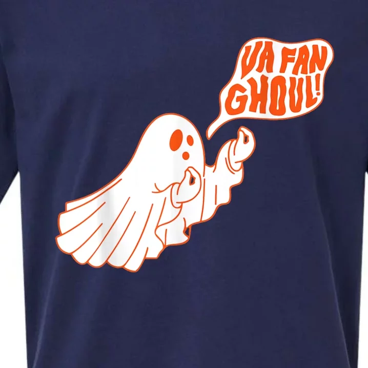 Va Fan Ghoul For Italian Funny Halloween Ghost Sueded Cloud Jersey T-Shirt