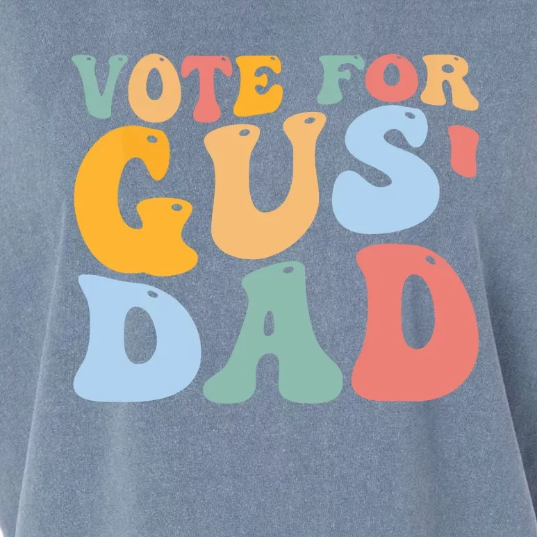 Vote For Gus Dad Team Gus Tim Walz Gus Walz Vp Garment-Dyed Women's Muscle Tee