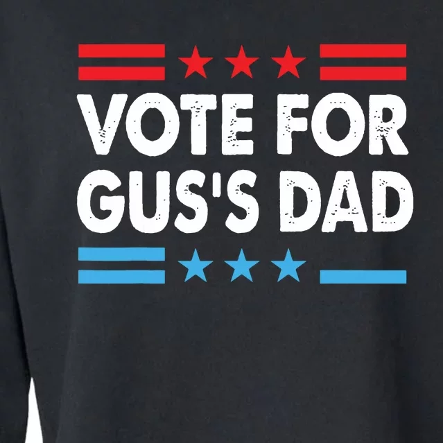 Vote For Guss Dad Gus Walz Vote Harris Walz Cropped Pullover Crew