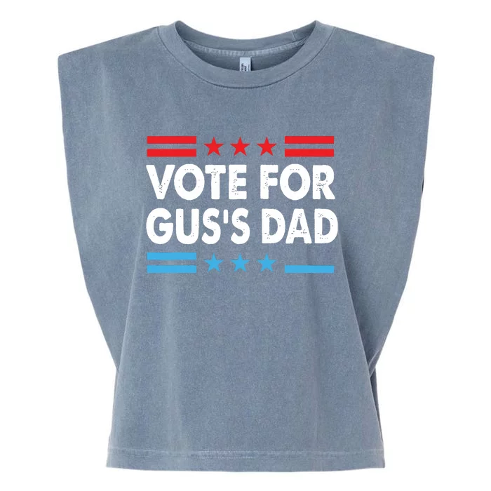 Vote For Guss Dad Gus Walz Vote Harris Walz Garment-Dyed Women's Muscle Tee