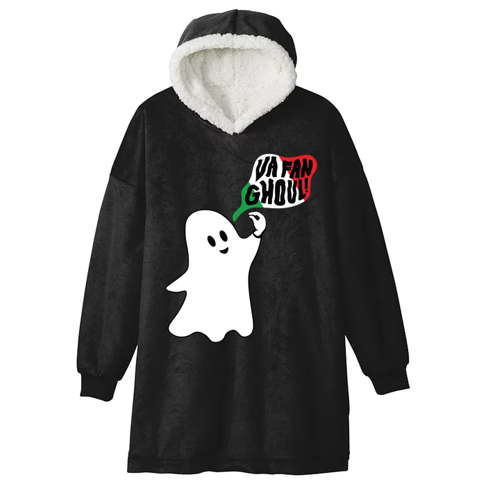 Va Fan Ghoul Ghost Italian Halloween Hooded Wearable Blanket