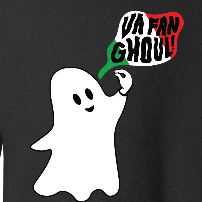 Va Fan Ghoul Ghost Italian Halloween Toddler Sweatshirt