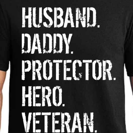 Veteran Father Gift Husband Daddy Protector Hero Pajama Set