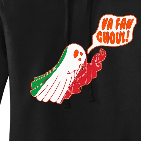 Va Fan Ghoul For Italian Funny Halloween Ghost Women's Pullover Hoodie