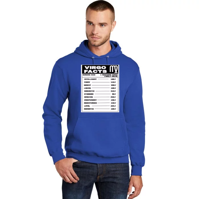 Virgo Facts Gift Tall Hoodie