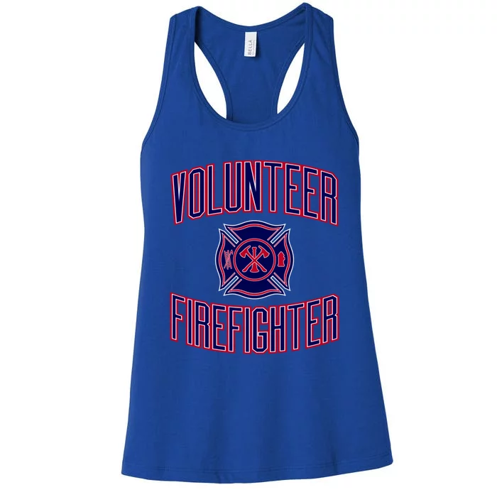 Volunteer Firefighter Gift And Women's Racerback Tank