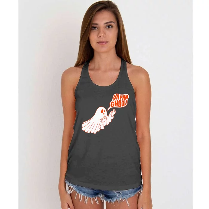 Va Fan Ghoul Women's Knotted Racerback Tank