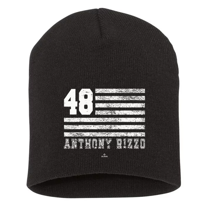 Vintage Flag Gameday Anthony Rizzo New York Short Acrylic Beanie