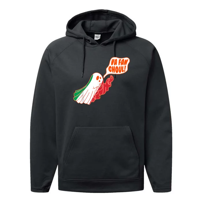 Va Fan Ghoul For Italian Funny Halloween Ghost Performance Fleece Hoodie