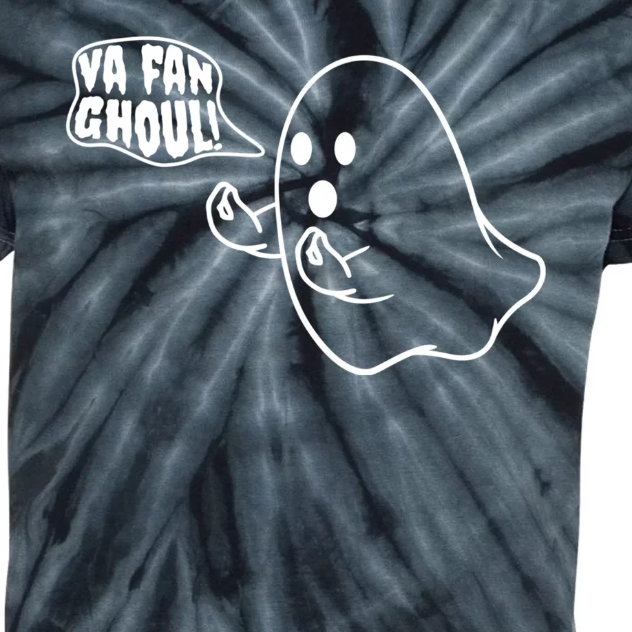 Va Fan Ghoul Italian Halloween Ghost Kids Tie-Dye T-Shirt