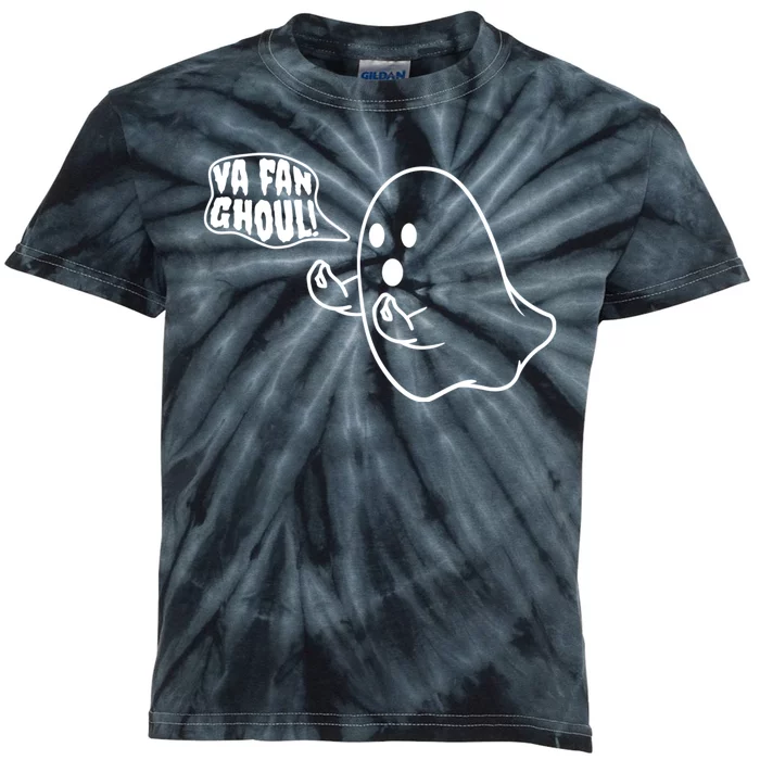 Va Fan Ghoul Italian Halloween Ghost Kids Tie-Dye T-Shirt