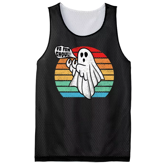 Va Fan Ghoul Italian Halloween Ghost Mesh Reversible Basketball Jersey Tank