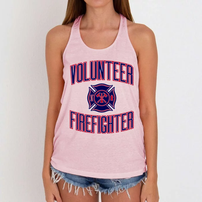 Volunteer Firefighter Gift Women's Knotted Racerback Tank