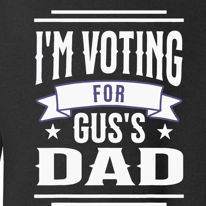 Voting For Gus Dad 2024 Coach And Comrade Kamala For People Toddler Sweatshirt