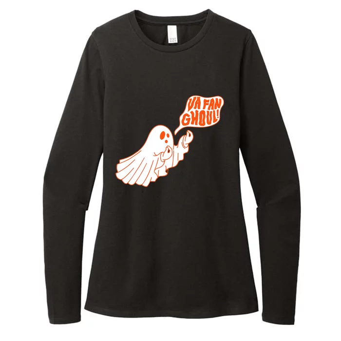 Va Fan Ghoul Italian Funny Halloween Ghost Womens CVC Long Sleeve Shirt