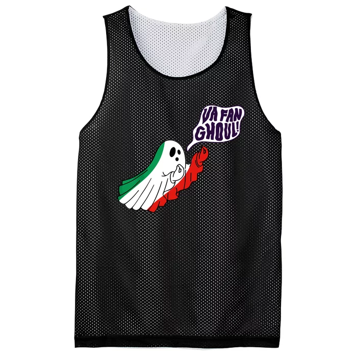 Va Fan Ghoul Italian Funny Halloween Ghost Mesh Reversible Basketball Jersey Tank