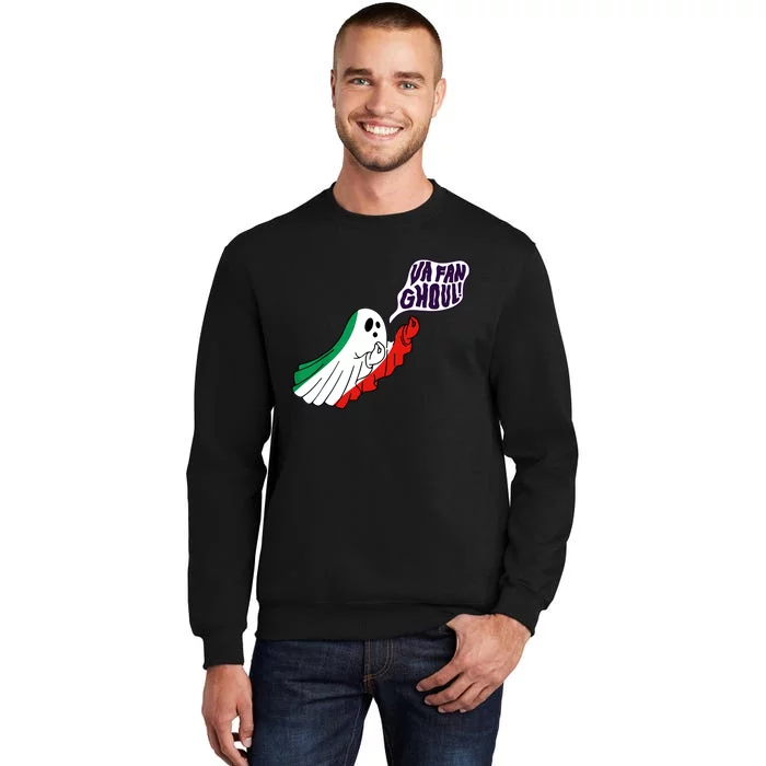 Va Fan Ghoul Italian Funny Halloween Ghost Tall Sweatshirt