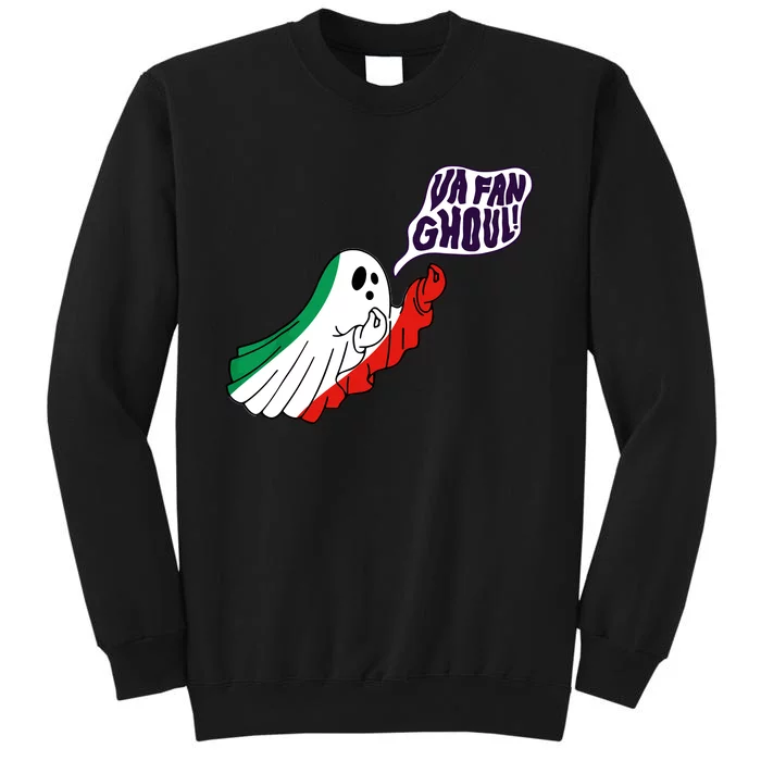 Va Fan Ghoul Italian Funny Halloween Ghost Tall Sweatshirt