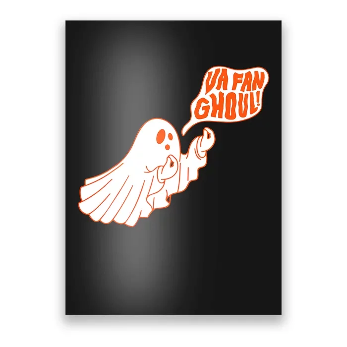 Va Fan Ghoul Italian Funny Halloween Ghost Poster