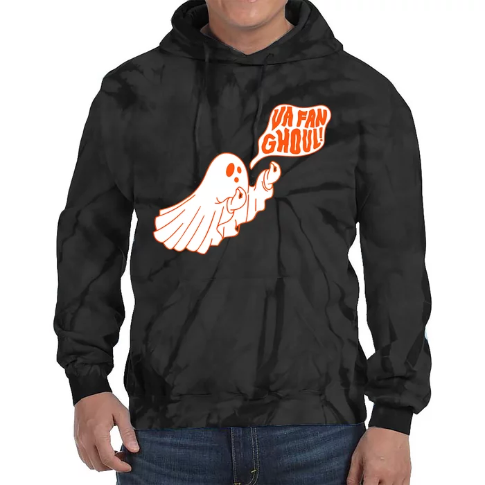 Va Fan Ghoul Italian Funny Halloween Ghost Tie Dye Hoodie