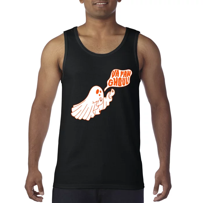 Va Fan Ghoul Italian Funny Halloween Ghost Tank Top