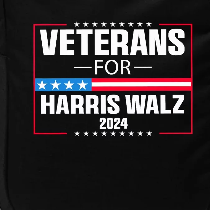 Veterans For Harris Walz 2024 Presidential Campaign Election 2024 Impact Tech Backpack