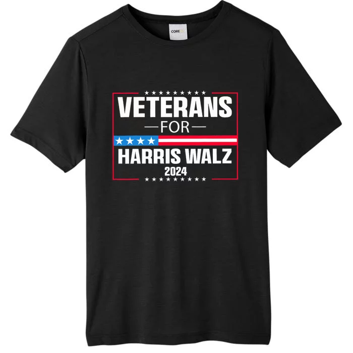 Veterans For Harris Walz 2024 Presidential Campaign Election 2024 ChromaSoft Performance T-Shirt