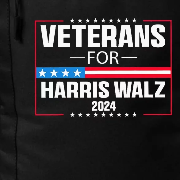 Veterans For Harris Walz 2024 Daily Commute Backpack