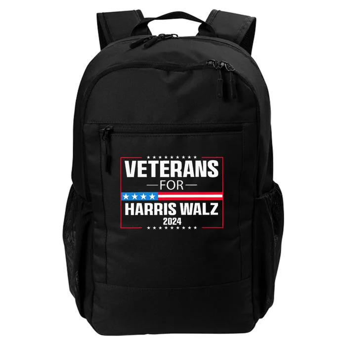 Veterans For Harris Walz 2024 Daily Commute Backpack