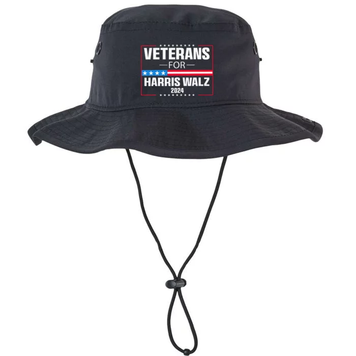 Veterans For Harris Walz 2024 Legacy Cool Fit Booney Bucket Hat