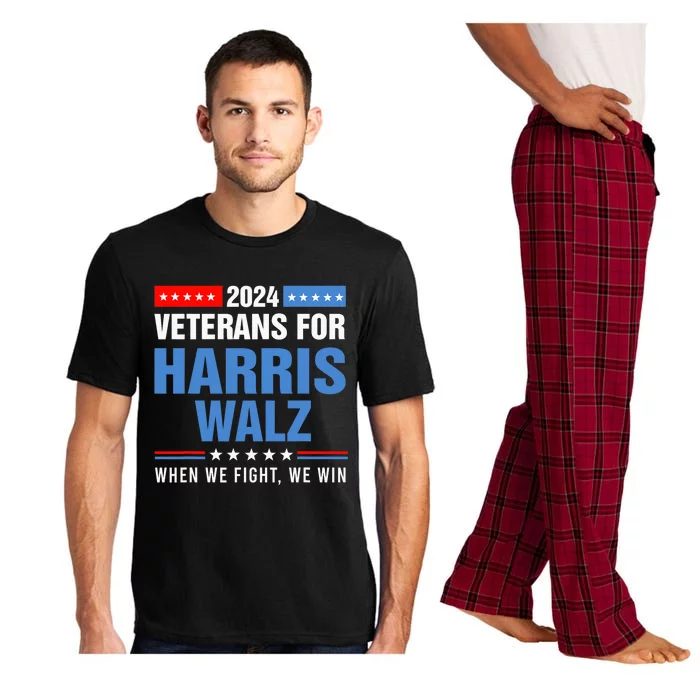 Veterans For Harris Walz 2024 Presidential Campaign Pajama Set